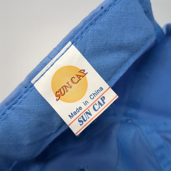 Key West Slideback Baseball Cap Blue One Size Adjustable Rhinestone Sun Cap - Picture 9 of 9